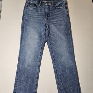 J Crew Jeans Women's 29 Blue Denim Essential Straight Cotton Blend Stretch NWT